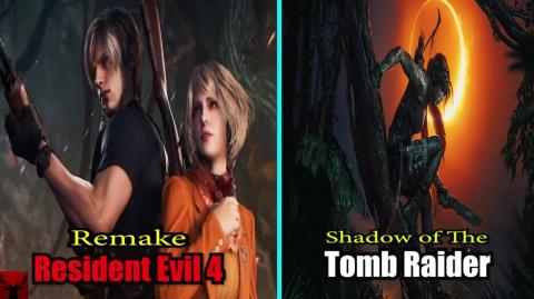 Resident Evil 4 Remake @ Shadow of The Tomb Raider