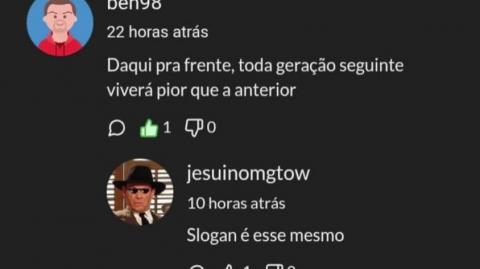 Daqui pra frente, toda geração seguinte viverá pior que a anterior - jesuinomgtow