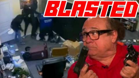 Criminals Get Locked In Store They Robbed as Owner Shoots Them