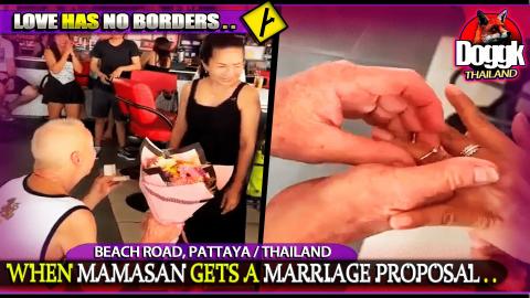 ▶ WHEN MAMASAN GETS A MARRIAGE PROPOSAL.. (BEACH ROAD, PATTAYA / THAILAND) >> LOVE HAS NO BORDERS..