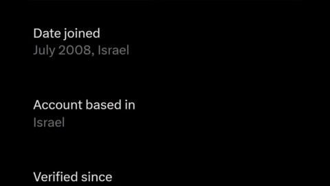 X (dot) com Allowed Users To See Country Of Origin For A Few Hours - The DHS Account Was Made In Israel