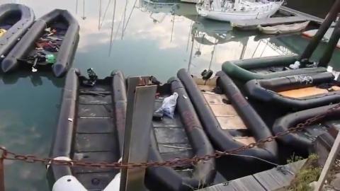 Britsh Government - Sending The Dingy'S Back To France For Re-Use