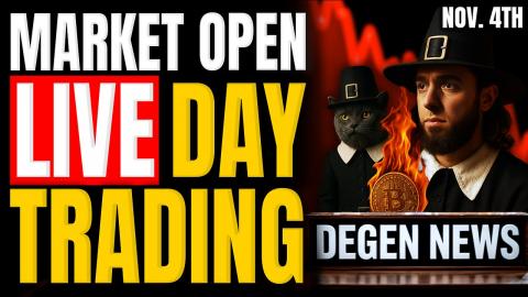 Stocks Slip, Bitcoin Plummets & Volatility Spikes || Top Ranked Live Day Trading