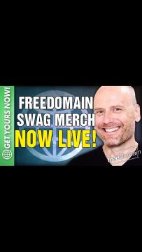 FREEDOMAIN SWAG MERCH NOW LIVE!!!