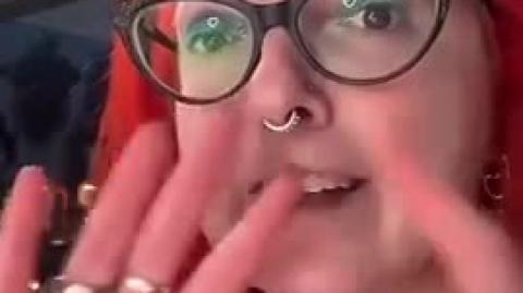 It suddenly hits her - maybe she's a bit of a nut