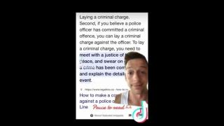 Did you know you can criminally charge a police officer