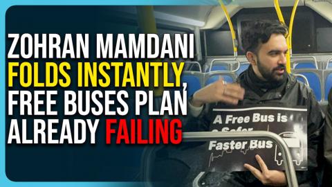 Zohran Mamdani FOLDS INSTANTLY, Free Buses Plan Already Failing