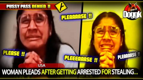 WOMAN PLEADS AFTER GETTING ARRESTED FOR SHOPLIFTING.. (USA) >> FUNNY & DESERVED KARMA !! DON'T MISS THIS ONE ^^