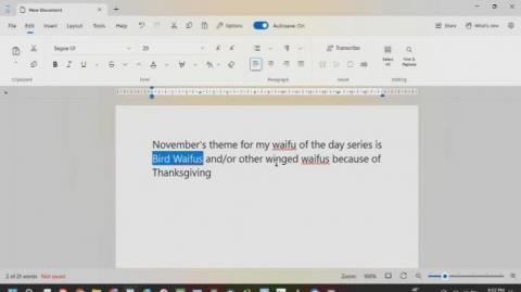 Announcing November's Waifu of the Day Theme