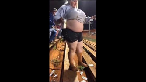 All American Hottie Enjoying Friday Night Dirt Track Racing