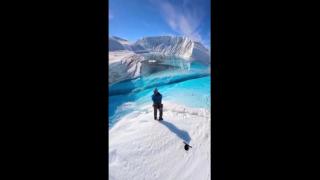 Amazing Blue Pools Of Water In Antarctica