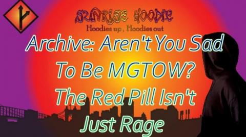 Sunrise Hoodie Archive: Aren't You Sad To Be MGTOW The Red Pill Isn't Just Rage