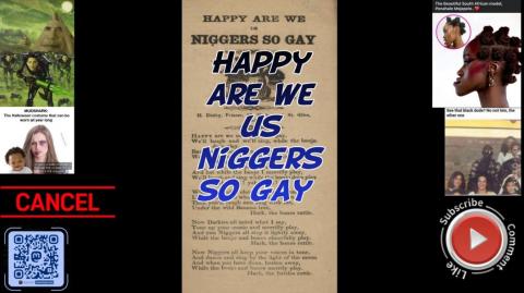 Happy are we us niggers so gay