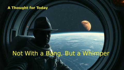 A Thought for the Day 02: Not With a Bang, But a Whimper