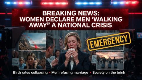 Women Have Just Declared Men Walking Away A Crisis