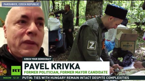 Fmr Czech politician gets 2-year suspended sentence for wearing 'Z' shirt