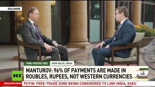 Russia and India plan stations on the same orbit — Denis Manturov | RT EXCLUSIVE