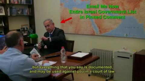 Email Benjamin Netanyahu and Israel Gov - BCC in pinned comment