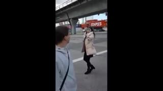 WOMAN ASSAULTS MAN AND KICKED HIS DOG!!!!