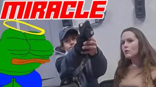 Lunatic Tries To Kill a Cop After Being Detained in Walmart for Stealing