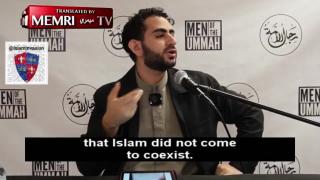 “We did not come here to coexist"