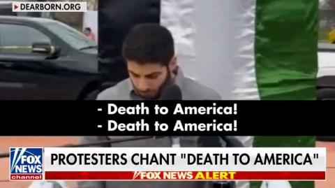 "Death to America", scream islamists - the enemy within - Dearborn, Michigan