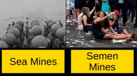 Sea Mines and Semen Mines