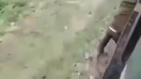 Some guy trying to hold on for as long as possible