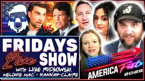 Tucker Vs Ben Shapiro At AMFEST, Epstein Files Release Today & Brown University Shooter Caught!