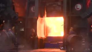 This ten-story tall hammer is one of the biggest in the world