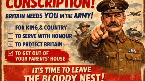 National Service Announcement: From Pubs to Platoons