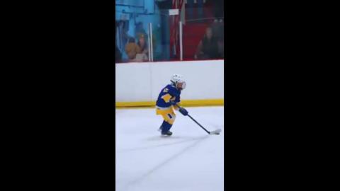 Its 7 year olds playing hockey, how good could he be