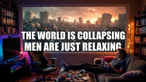 The World Is Collapsing And Men Are Just Relaxing