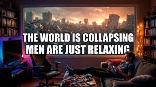 The World Is Collapsing And Men Are Just Relaxing
