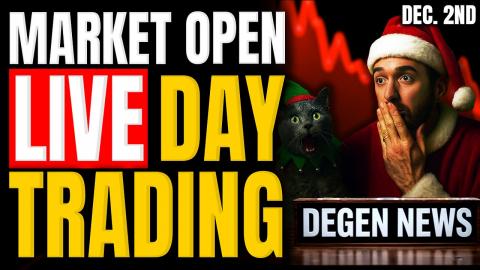 Live Trading Stock Market Open, Breaking News & Crypto Drama