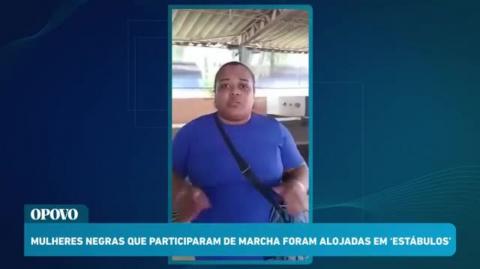Governo aloja a "Delegação de Marcha das Mulheres Negras" em estábulo da Granja do Torto