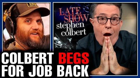 Stephen Colbert Hits ROCK BOTTOM & Begs For His Job Back & Rachel Maddow PANICS They Lost Control