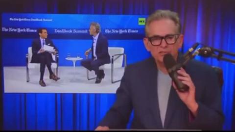 Watch - Palantir CEO Alex Karp Appears On Drugs and Repeatedly Jumps Out Of Chair