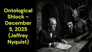 Ontological Shlock – December 5, 2025 (Jeffrey Nyquist)