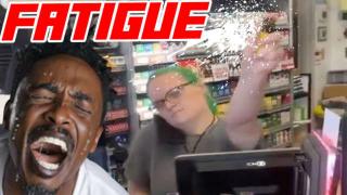 Green Haired Woman Pepper-Sprays Black Man Inside a Speedway