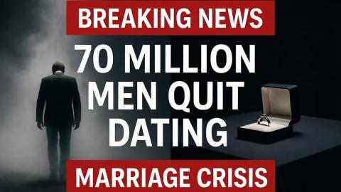 70 Million Men Have Stopped Dating And Getting Married