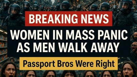 Women See The Writing on The Wall And Are Begging Men To Save Them As Society Collapses