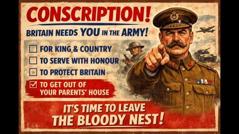 National Service Announcement: From Pubs to Platoons