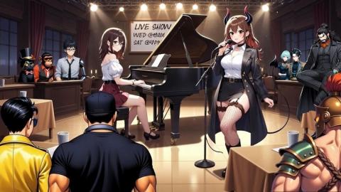 10 Minute Piano Jazz Countdown with Isabella and Celestina