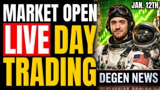 LIVE DAY TRADING: Powell vs Trump, Earning Season & The Week Ahead