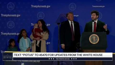President Trump Delivers Remarks on Trump Accounts