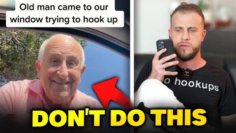Grandpa Tries Picking Up An 18 Year Old