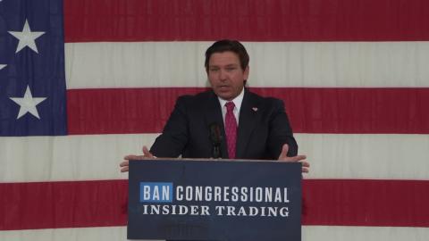 Governor DeSantis Proposes Congressional Stock Trading Accountability