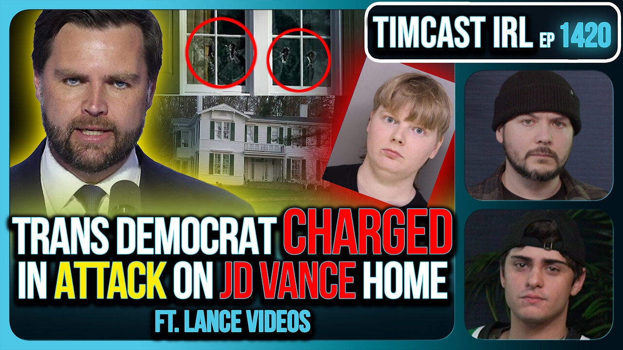 Trans Democrat Arrested Over ATTACK On JD Vance's Home | Timcast IRL