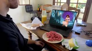 sv3rige aka goatis masterbates to hypoborean porn while eating raw ground hamburger beef